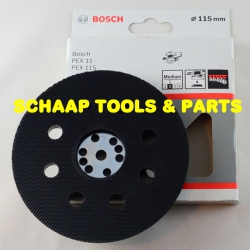 Schuurmachine schuurzool 115mm rond met klithechting PEX11 PEX115 middel | 2608601065